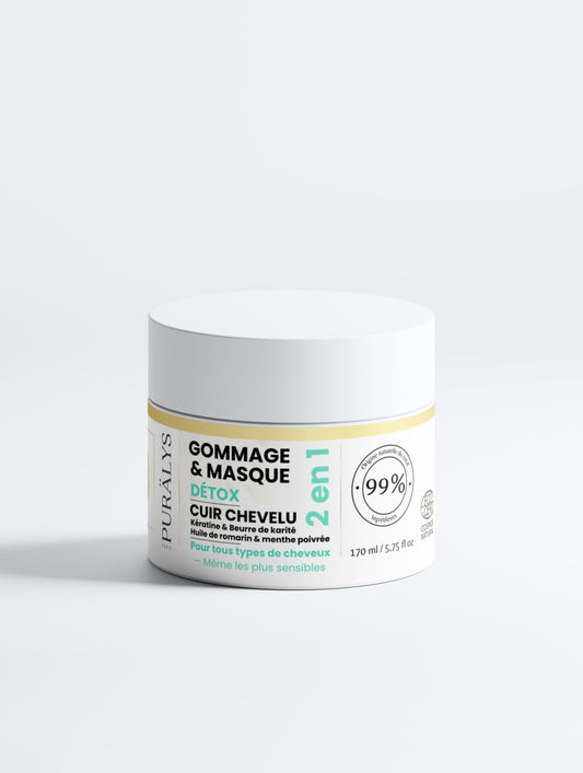 Gommage & Masque Pro Cuir chevelu - romarin et menthe - PURÄLYS