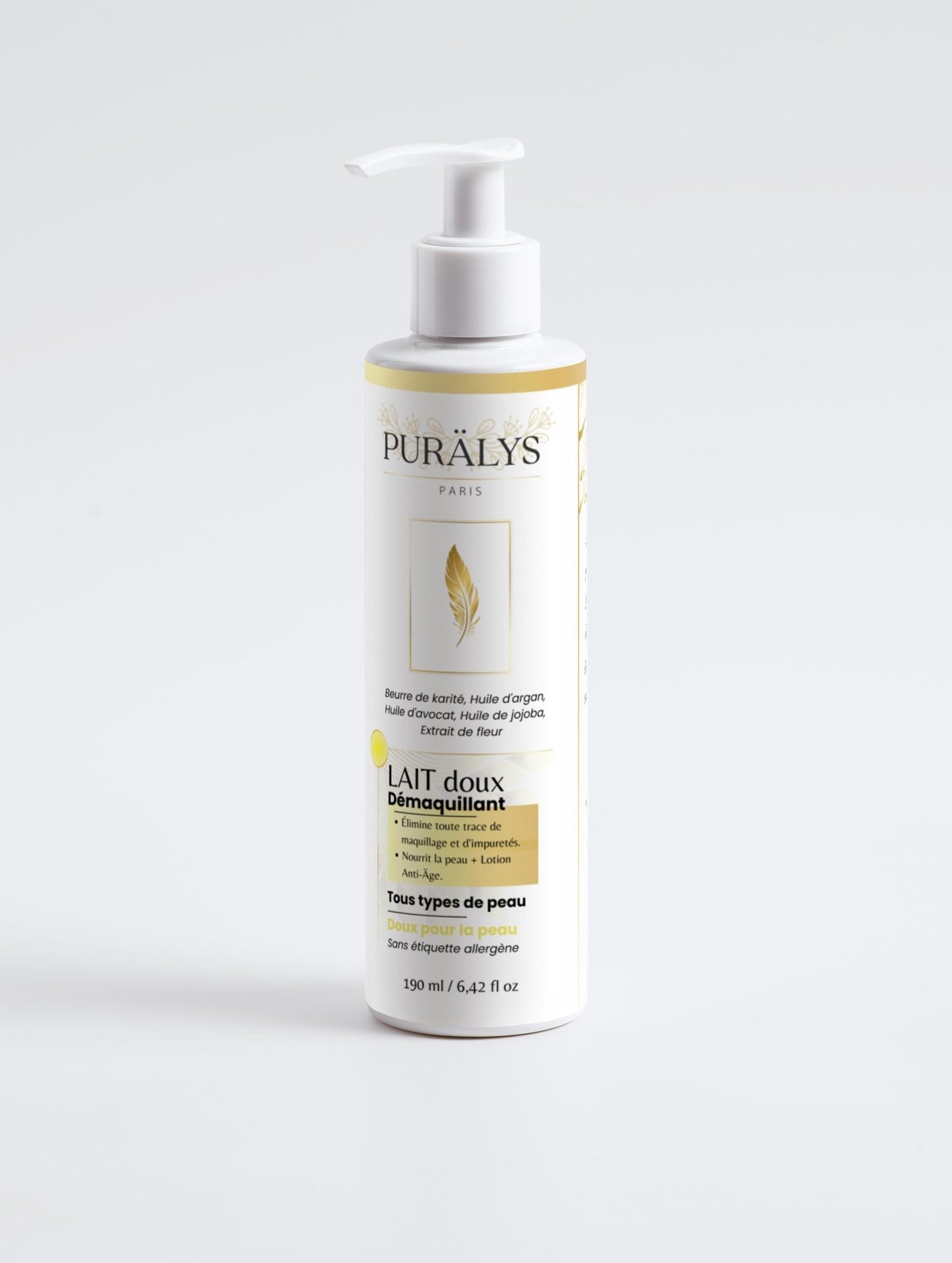 Lait Démaquillant Soyeux – Nourrissant & Apaisant - PURÄLYS PARIS