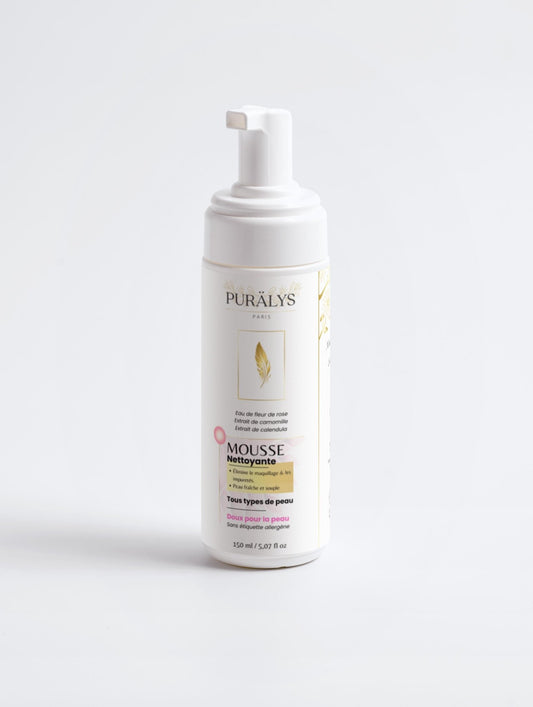 Mousse nettoyante visage – Démaquille & Adoucit - PURÄLYS PARIS