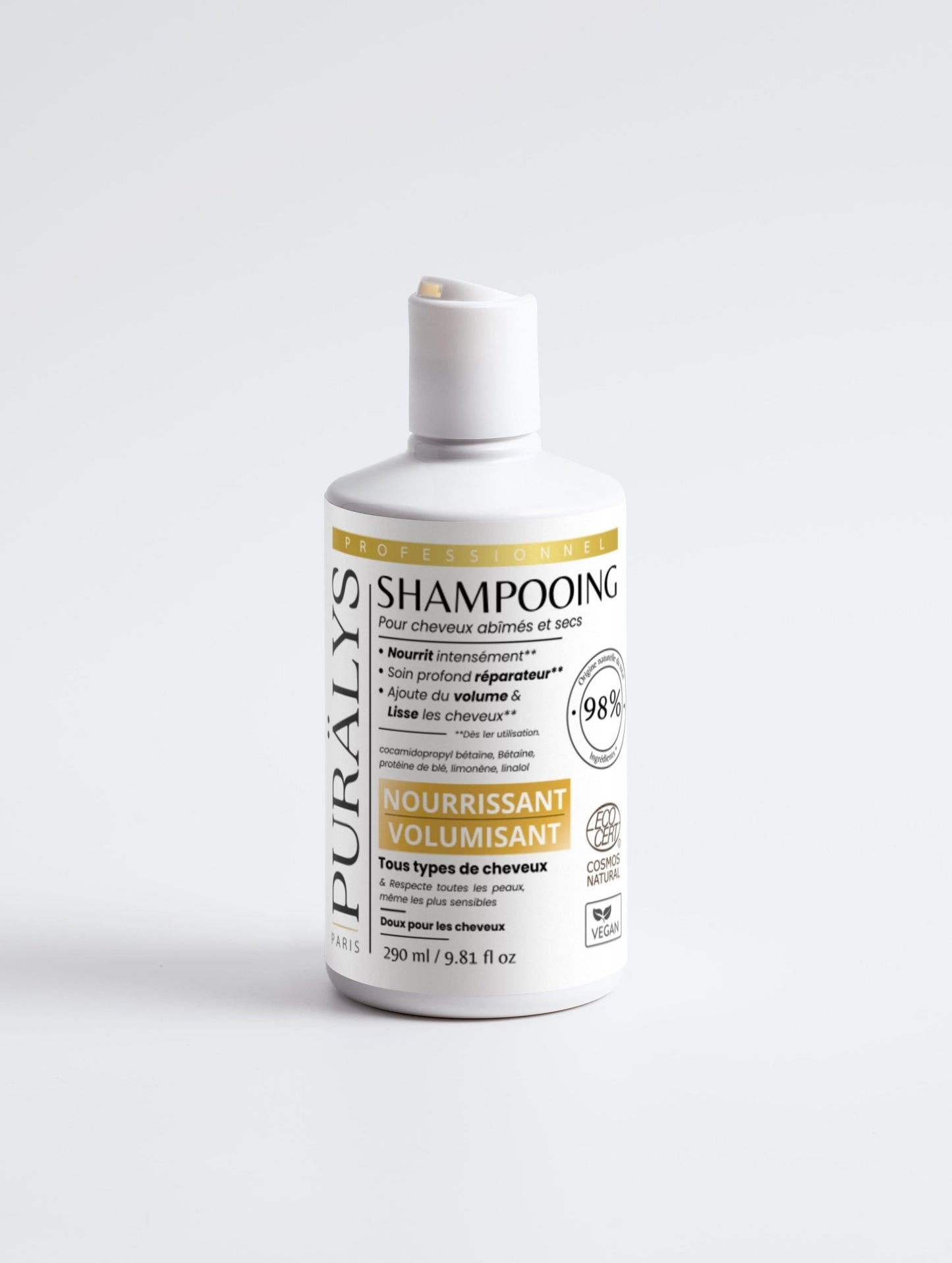 Shampooing Pro Fortifiant – Volumisant & Nourrissant - PURÄLYS PARIS