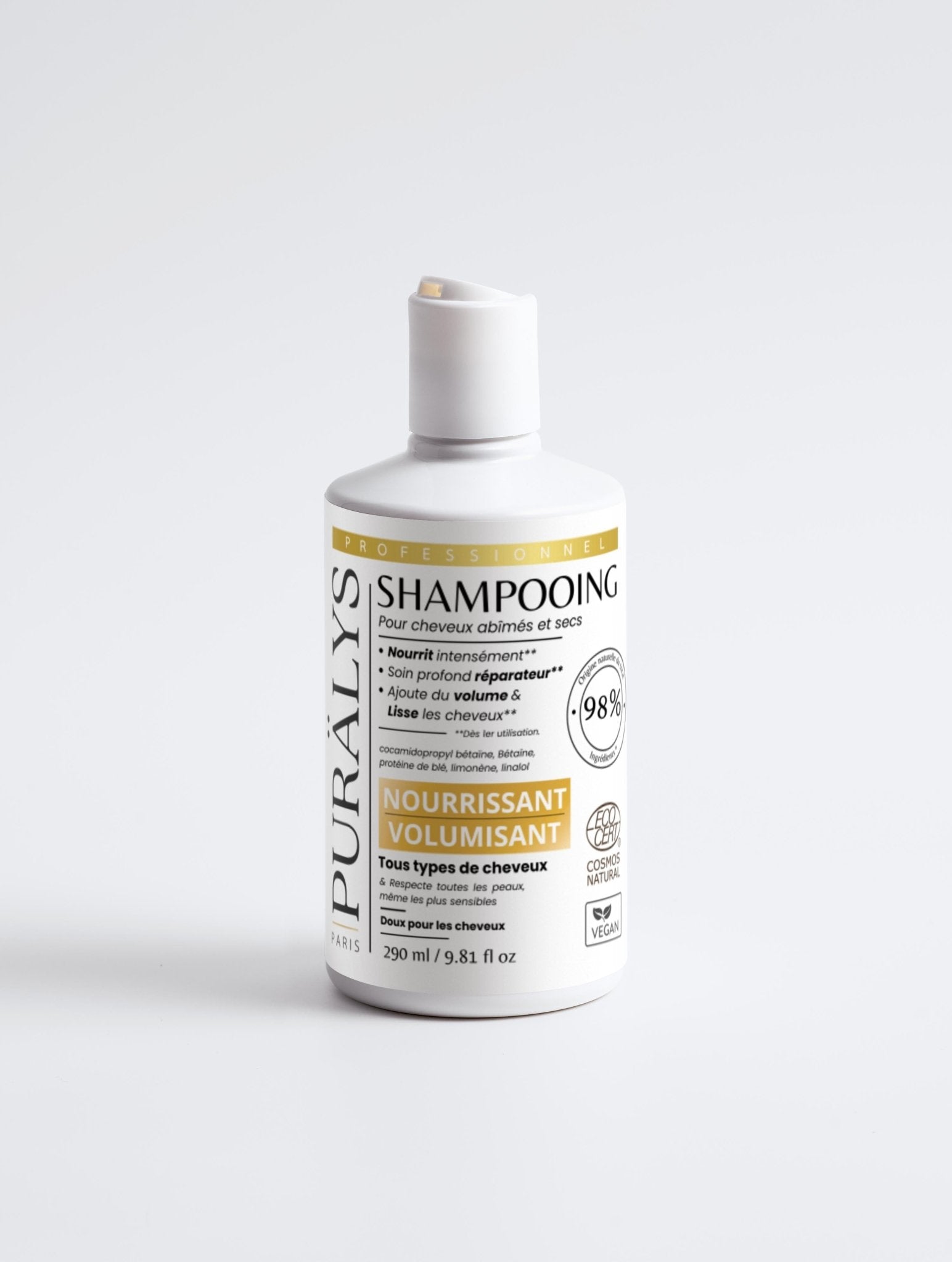 Shampooing Pro Fortifiant – Volumisant & Nourrissant - PURÄLYS PARIS