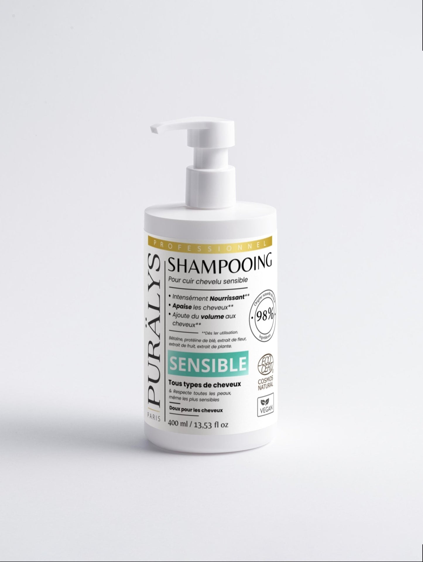 Shampooing Pro Sensible – Nutrition & Volume - PURÄLYS PARIS