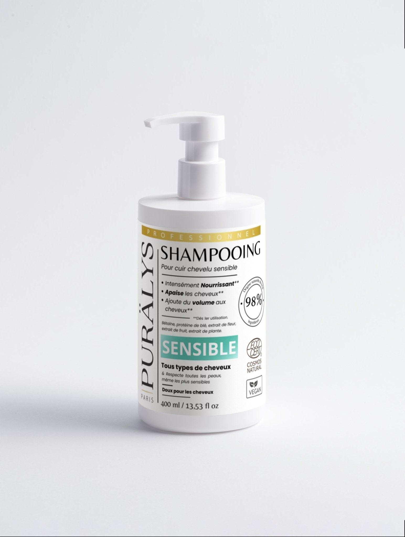 Shampooing Pro Sensible – Nutrition & Volume - PURÄLYS PARIS